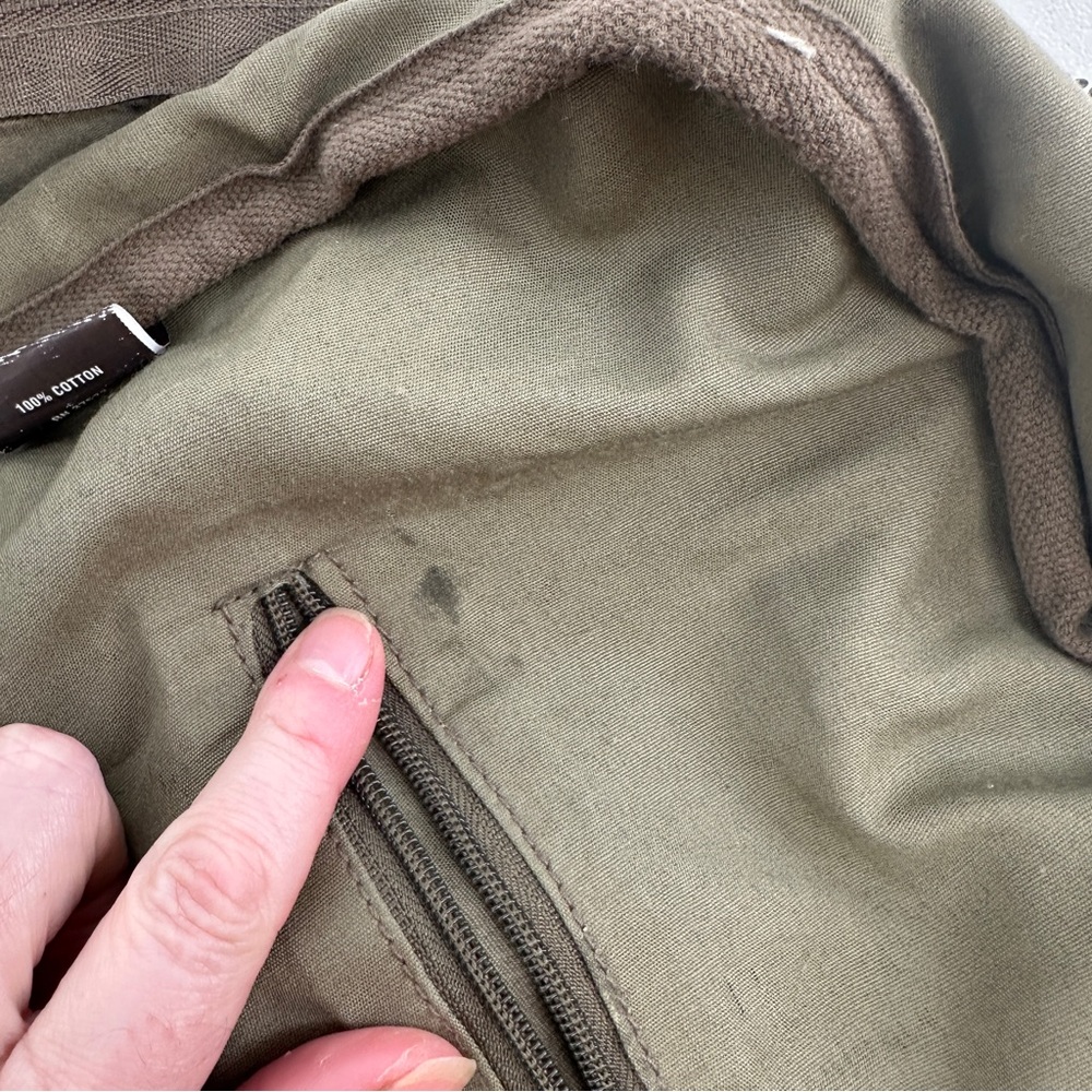 Rothco Vintage Canvas Flight Bag ‎ Olive Cotton Backpack - Picture 13 of 13